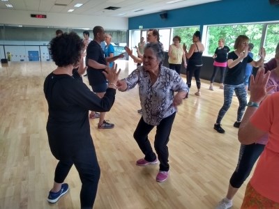Participants doing an activity at the Spring 2019 Active Canterbury workshop.